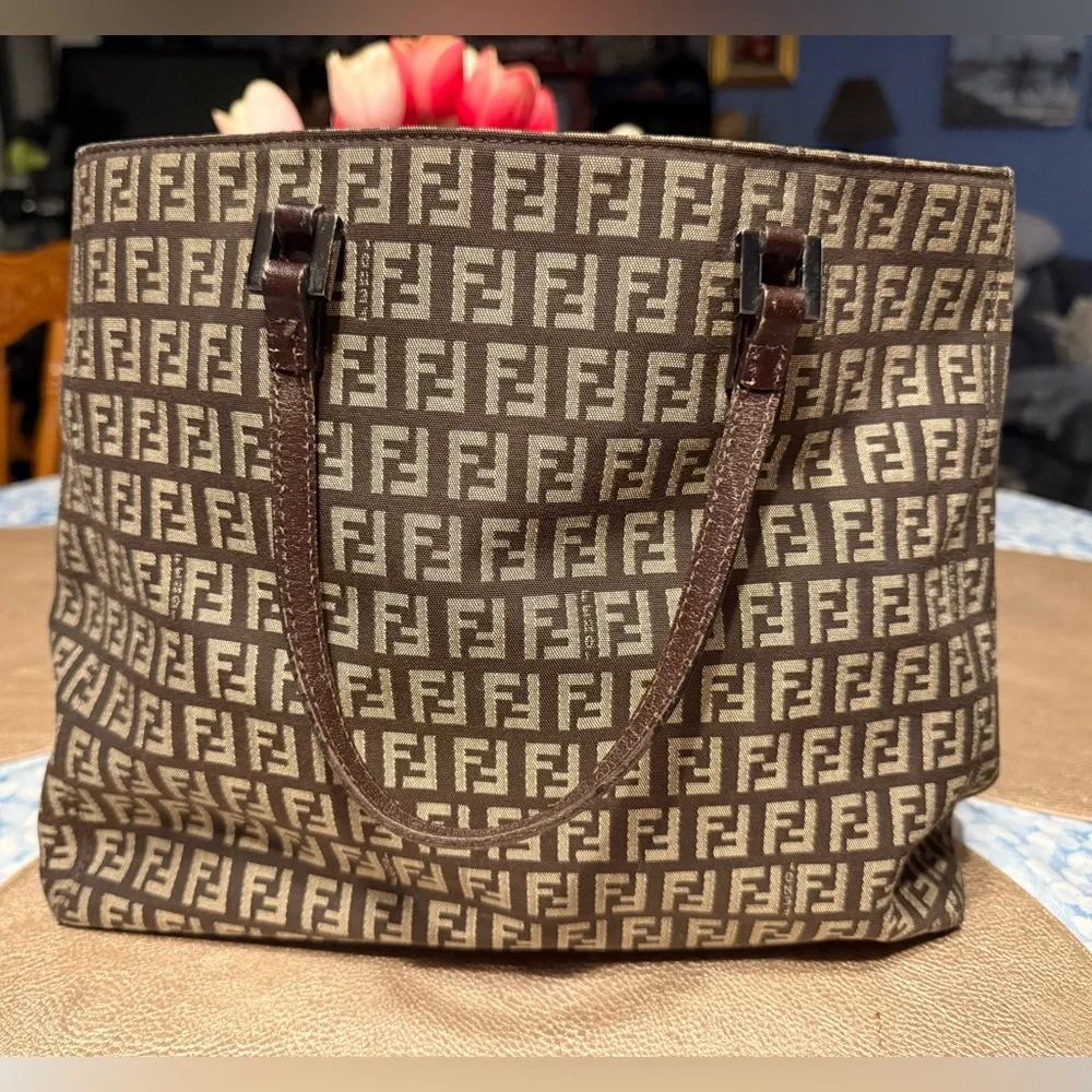 Fendi Zucca Handbag-Small - Picture 2 of 12